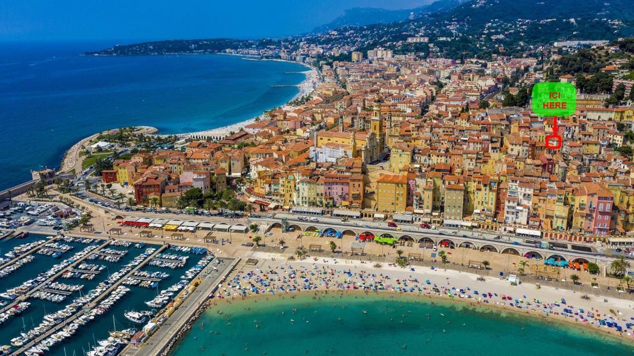 Menton, Centre Historique, Vue Mer Exterior photo